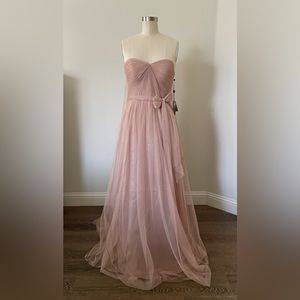 Adrianna Papell strapless infinity dress